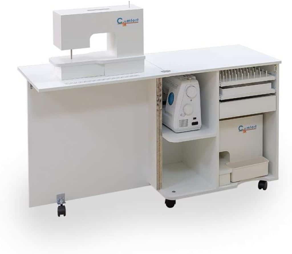 Test de l'armoire à coudre Comfort Compact Premium White