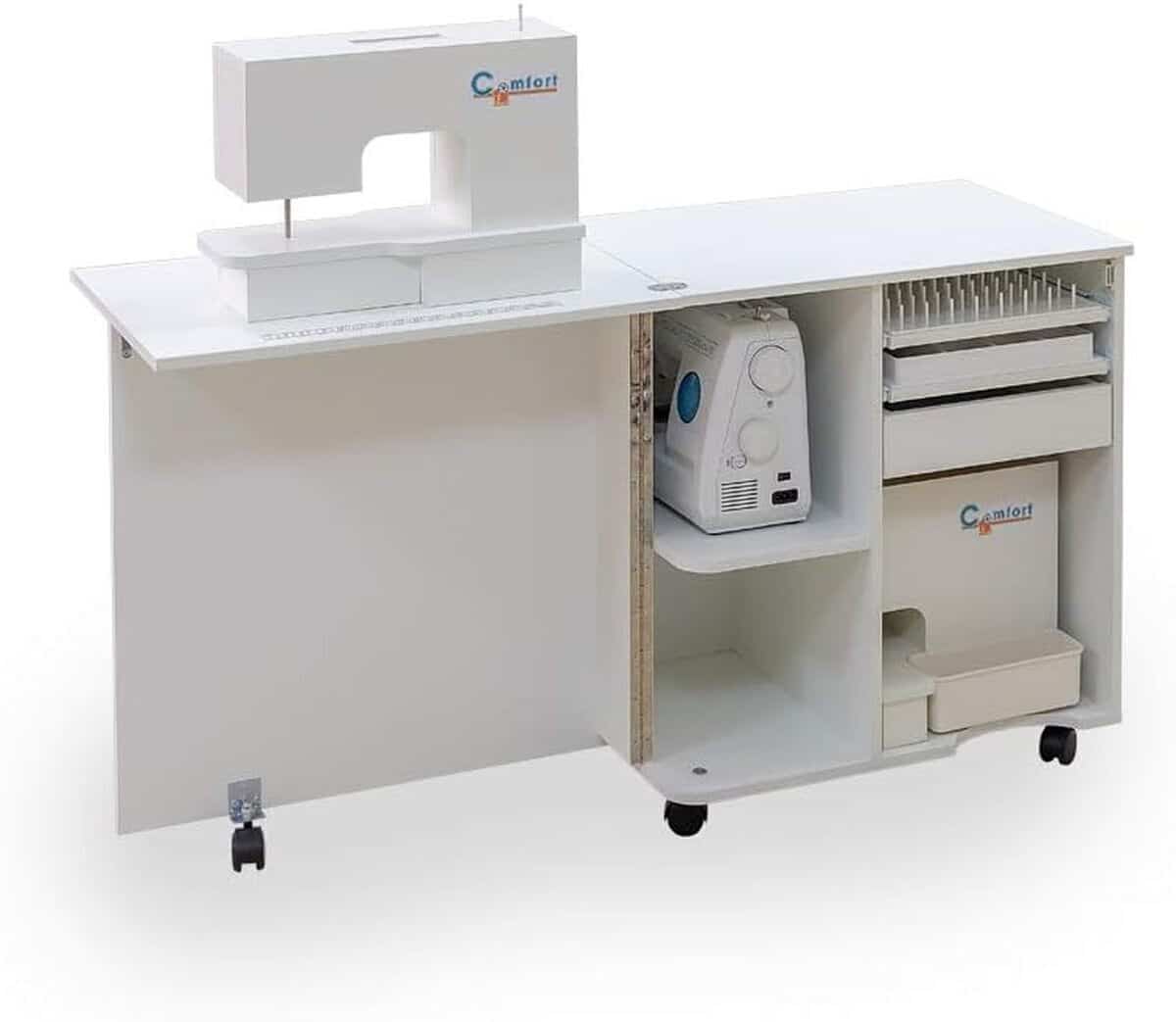 Test de l'armoire à coudre Comfort Compact Premium White