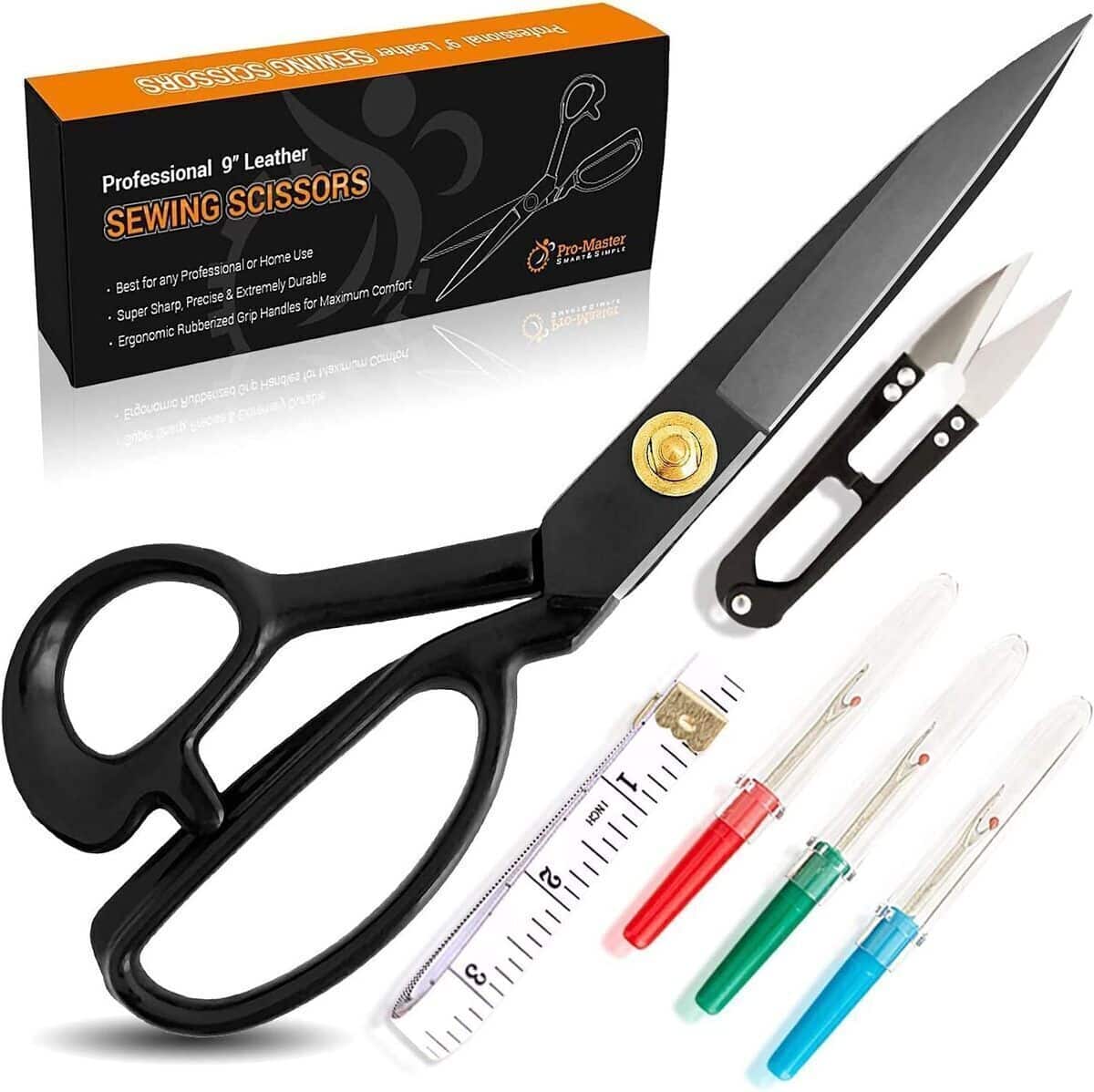 Test des ciseaux de couturier professionnel ultra tranchants