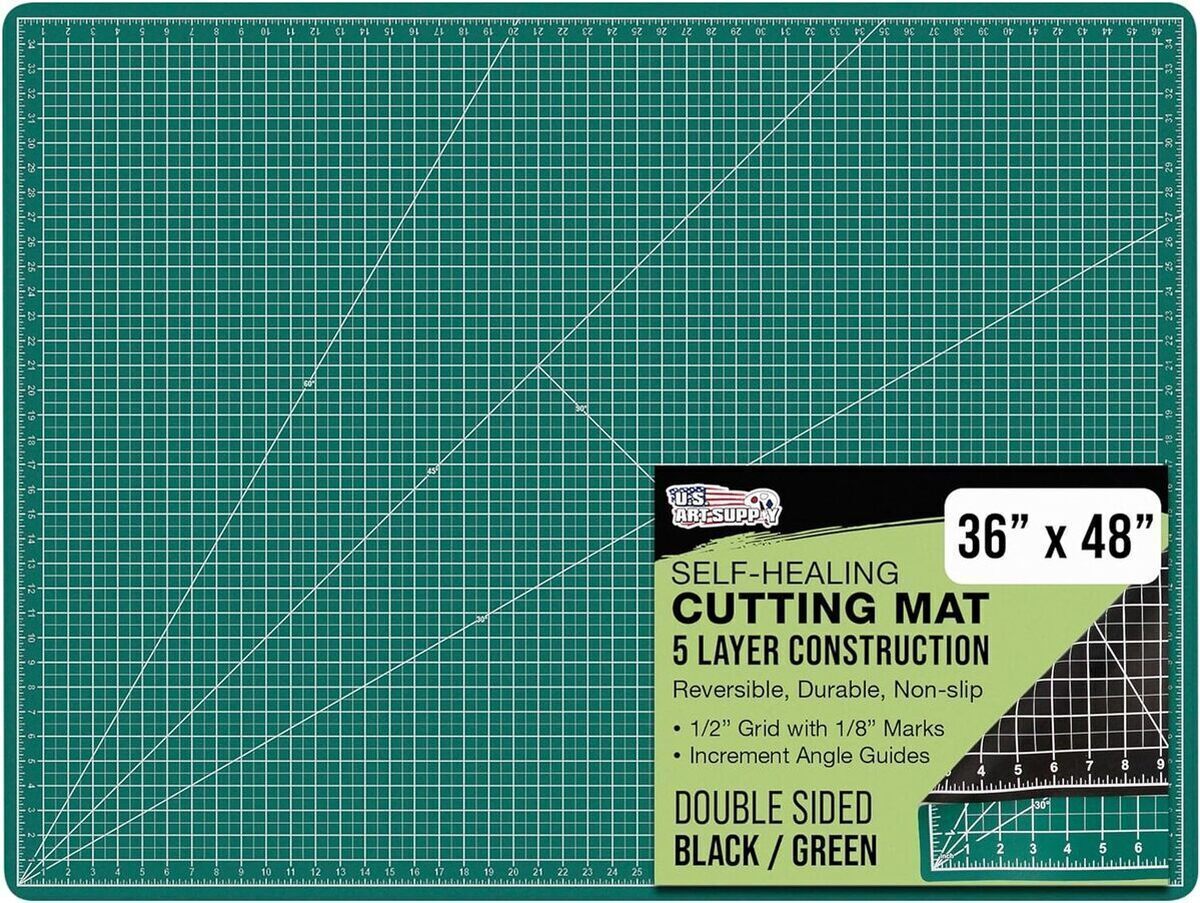Test du tapis de découpe US Art Supply 91, 4 x 121, 9 cm : double face et durable