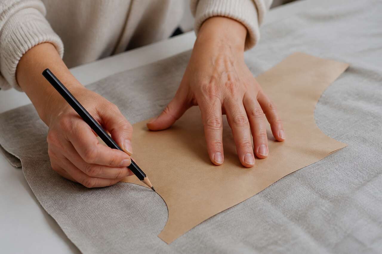 Astuce pour décalquer un patron de couture