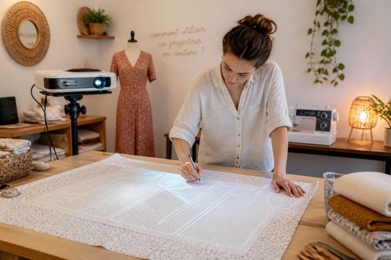 Comment utiliser un projecteur en couture ?