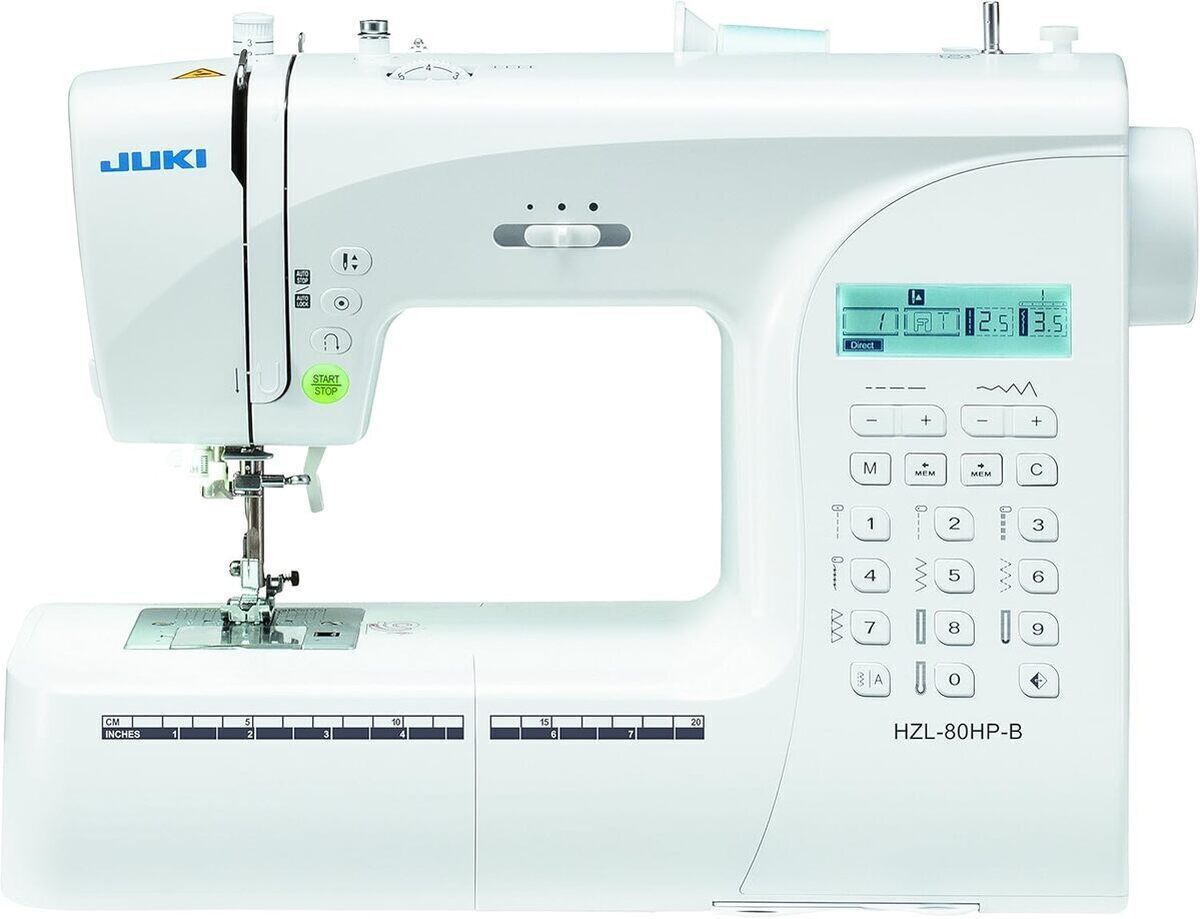 Test de la machine à coudre Juki HZL-80HP-B : polyvalence électronique